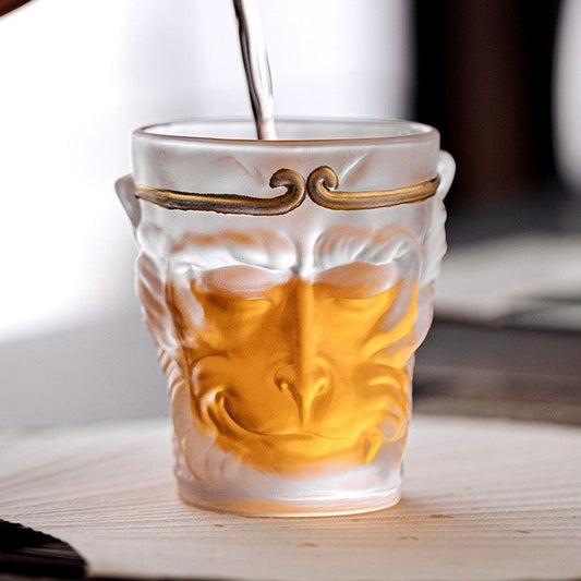 Large Capacity Master Cup Crystal Glass Kung Fu