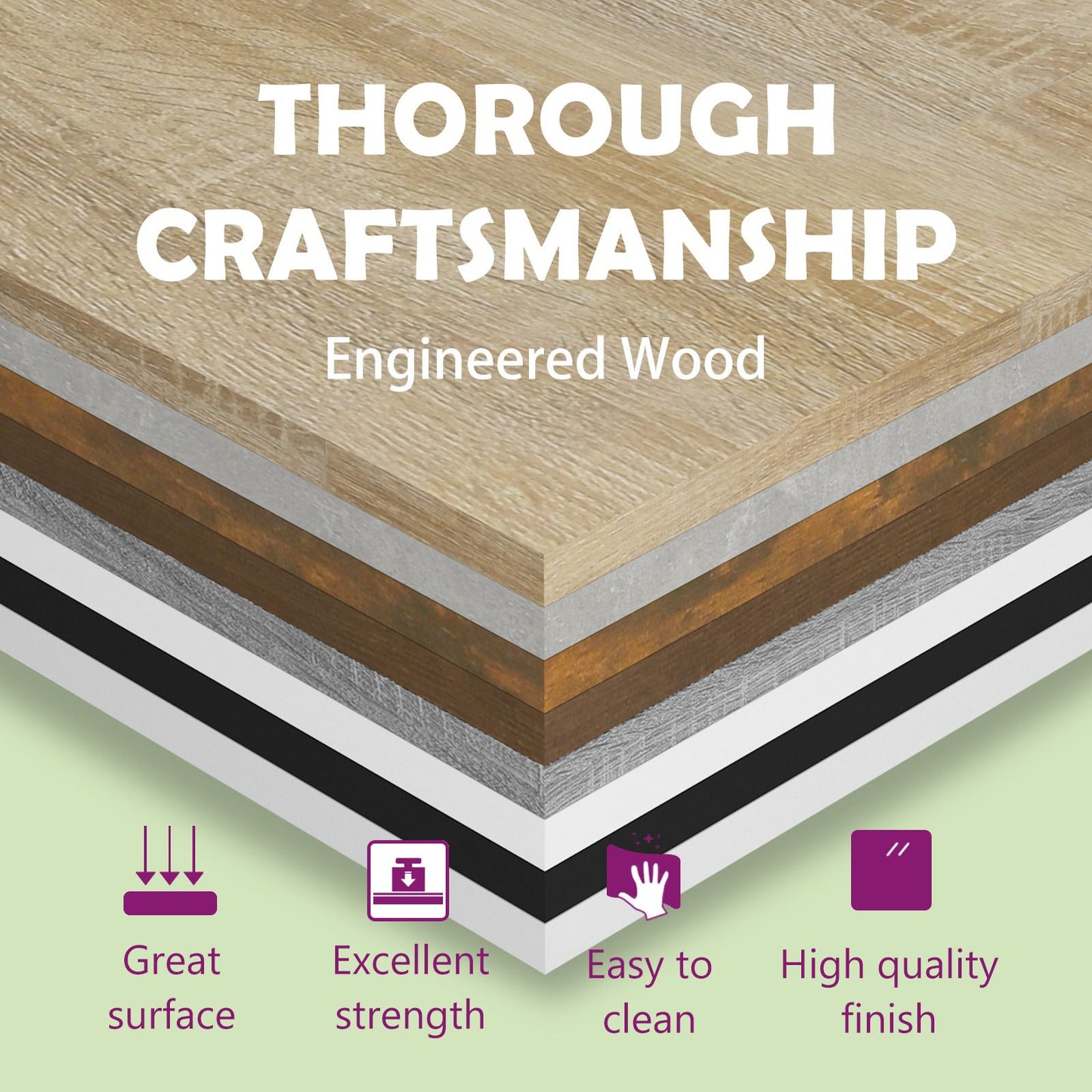 Desk Sonoma Oak 39.4"x19.7"x29.9" Engineered Wood