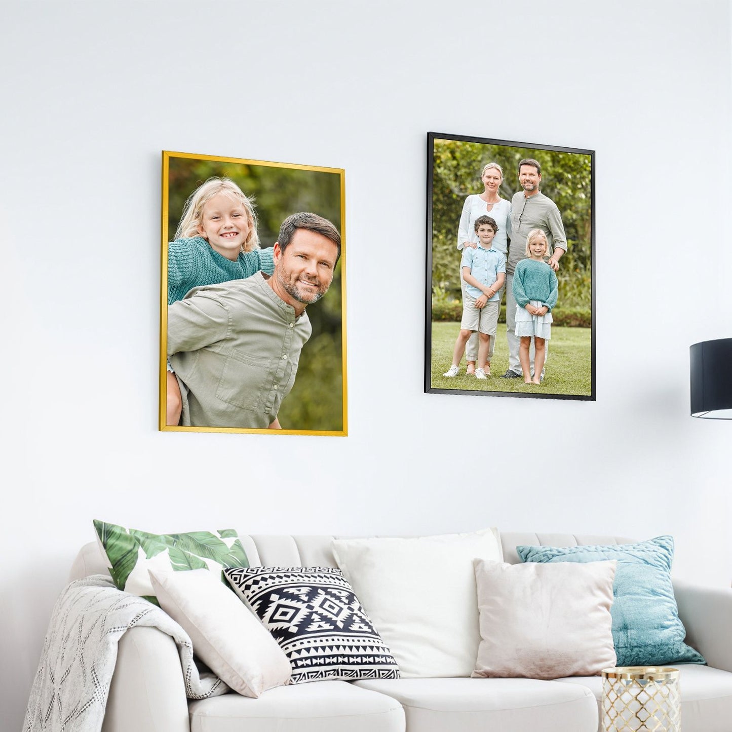2 Packs 16x24in Picture Frames Wall Gallery Photo Frame Wall Mounted Poster Display Frame for Horizontal Vertical Wall Mounted