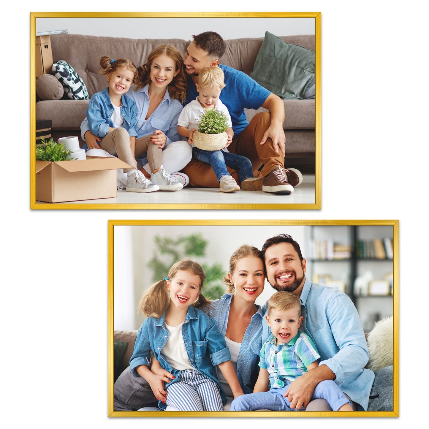 2 Packs 16x24in Picture Frames Wall Gallery Photo Frame Wall Mounted Poster Display Frame for Horizontal Vertical Wall Mounted