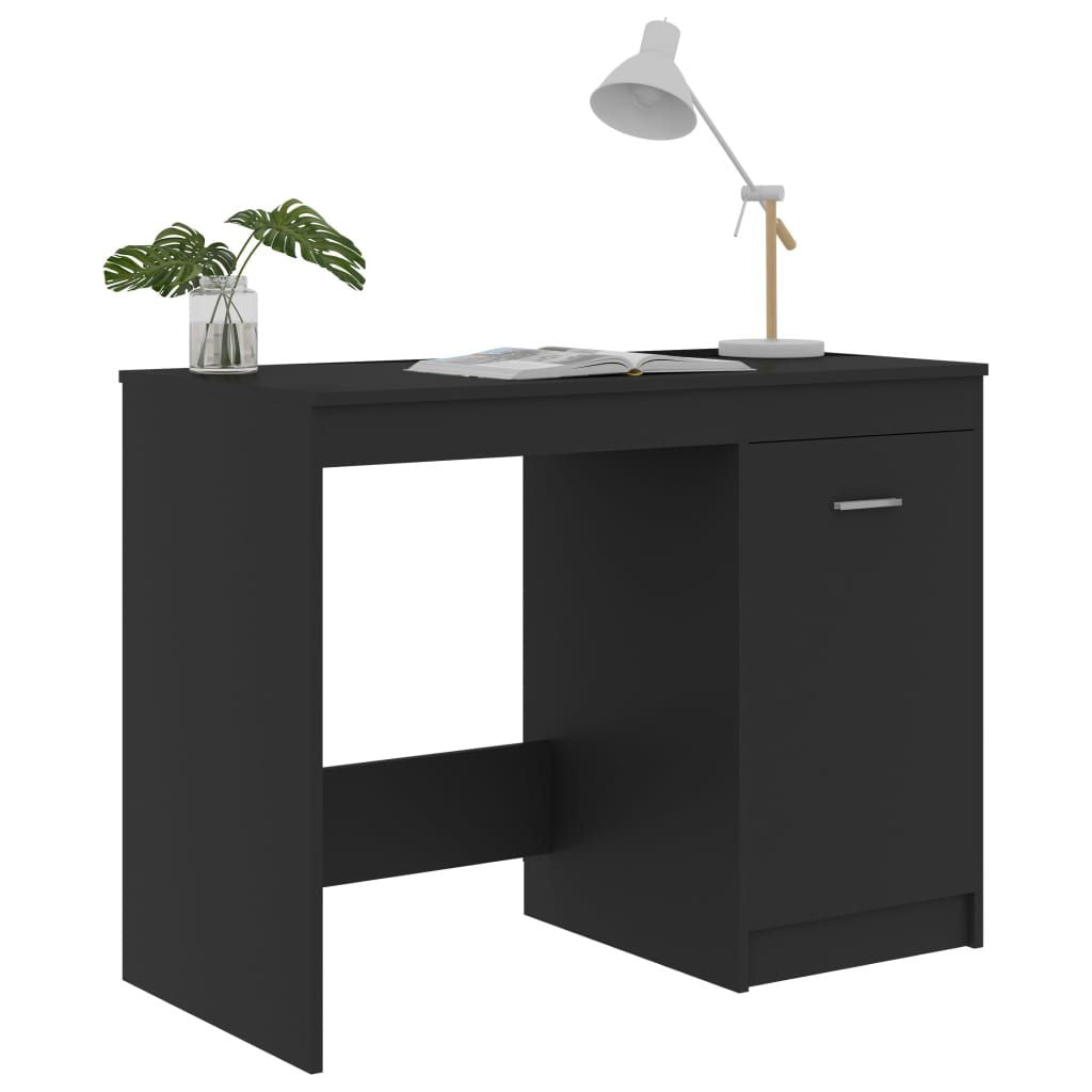 Desk Gray 39.4"x19.7"x29.9" Engineered Wood