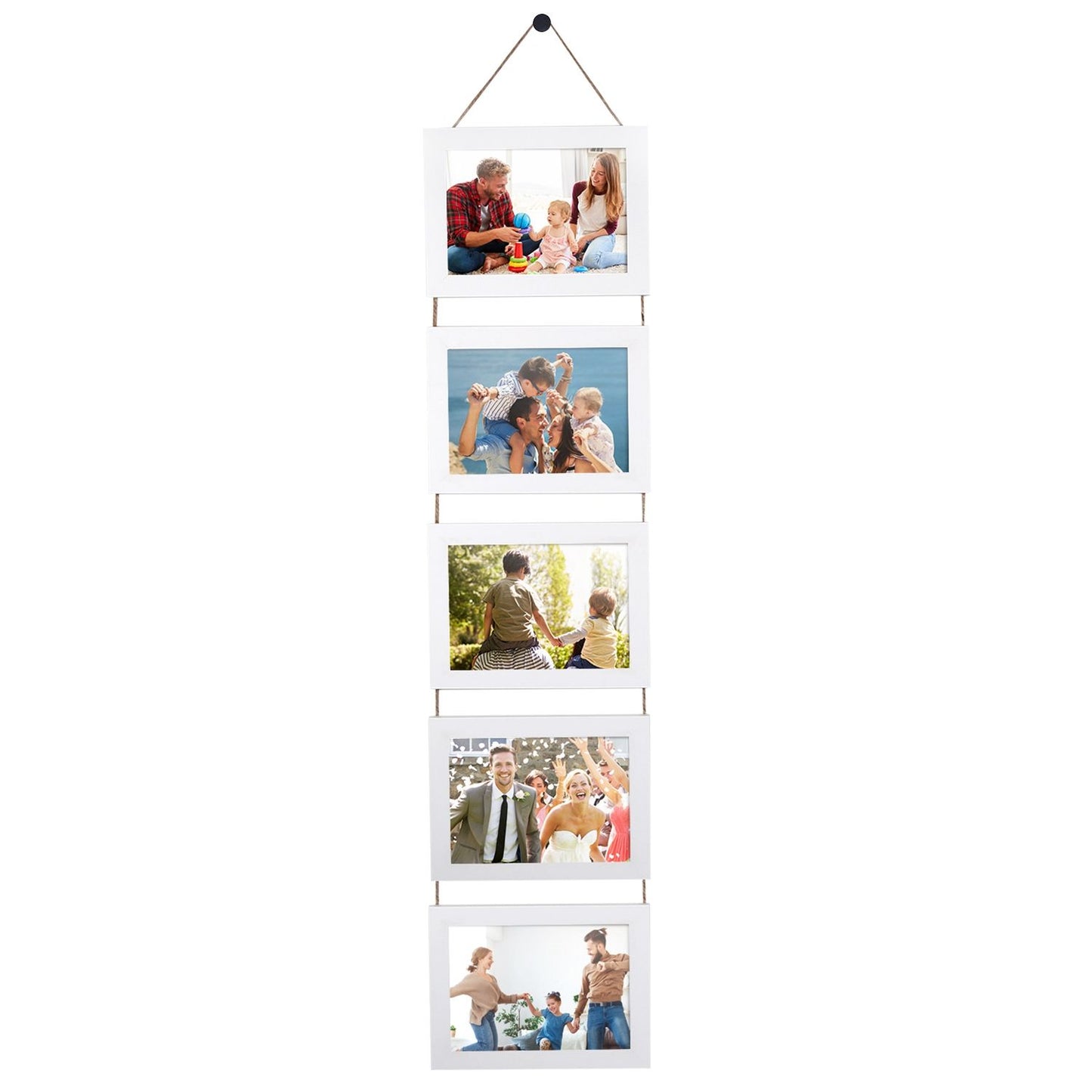 Wall Hanging Picture Collage Frame Wall Decor Without Mat Rustic Style Wood Photo Frame Display