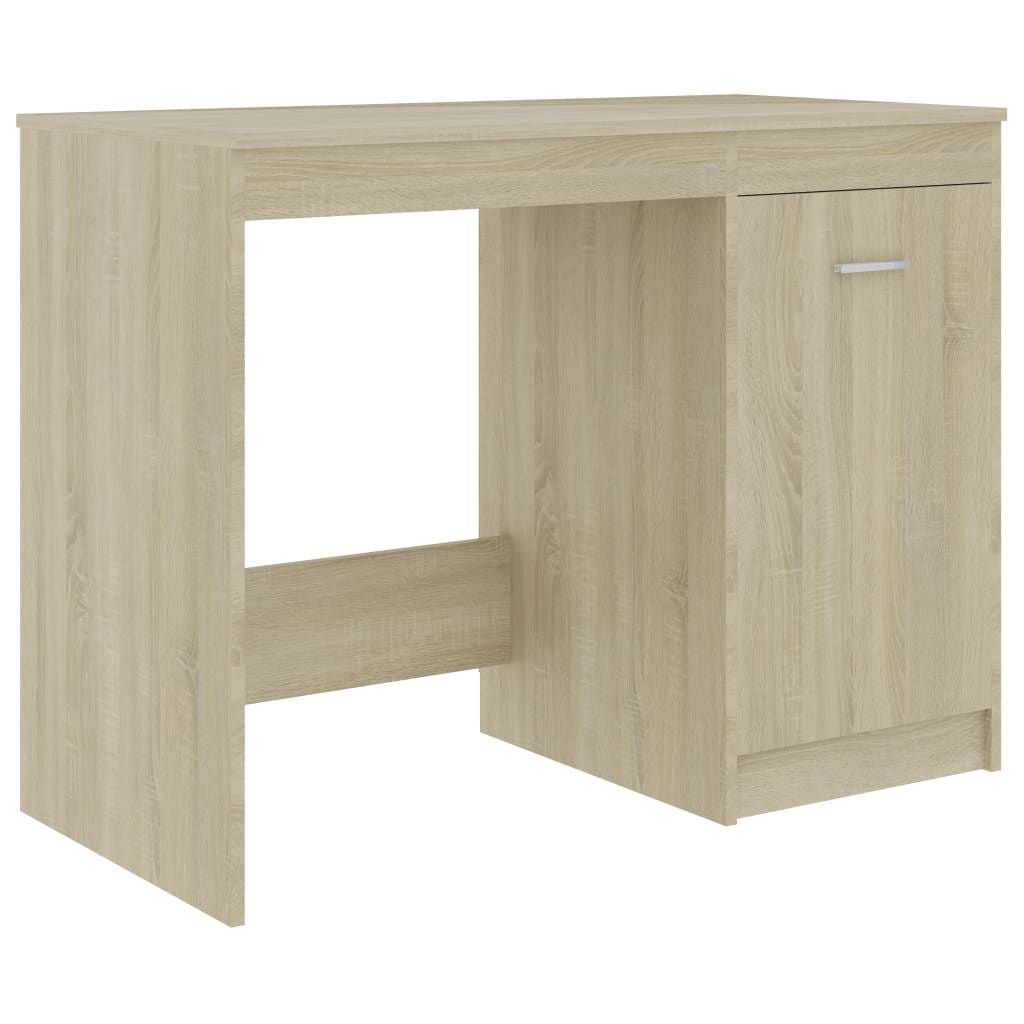 Desk Sonoma Oak 39.4"x19.7"x29.9" Engineered Wood