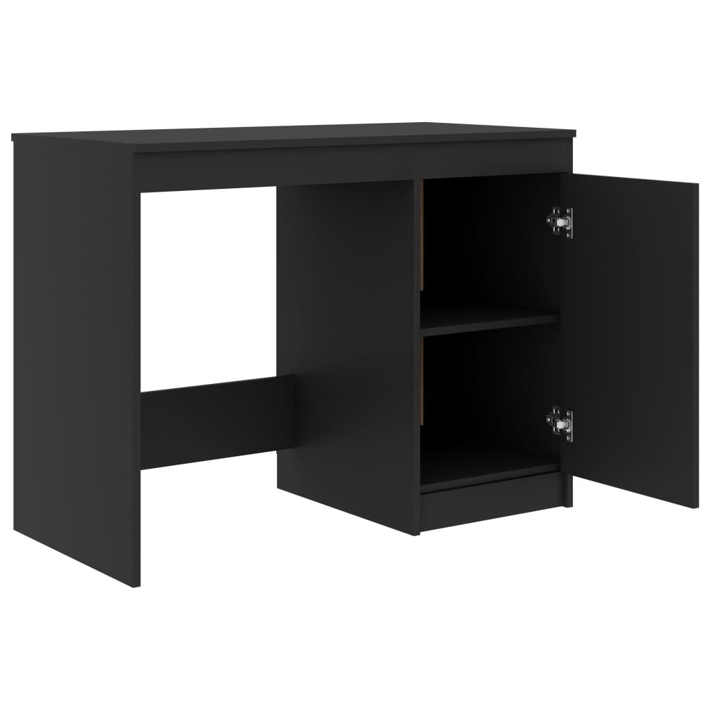 Desk Gray 39.4"x19.7"x29.9" Engineered Wood