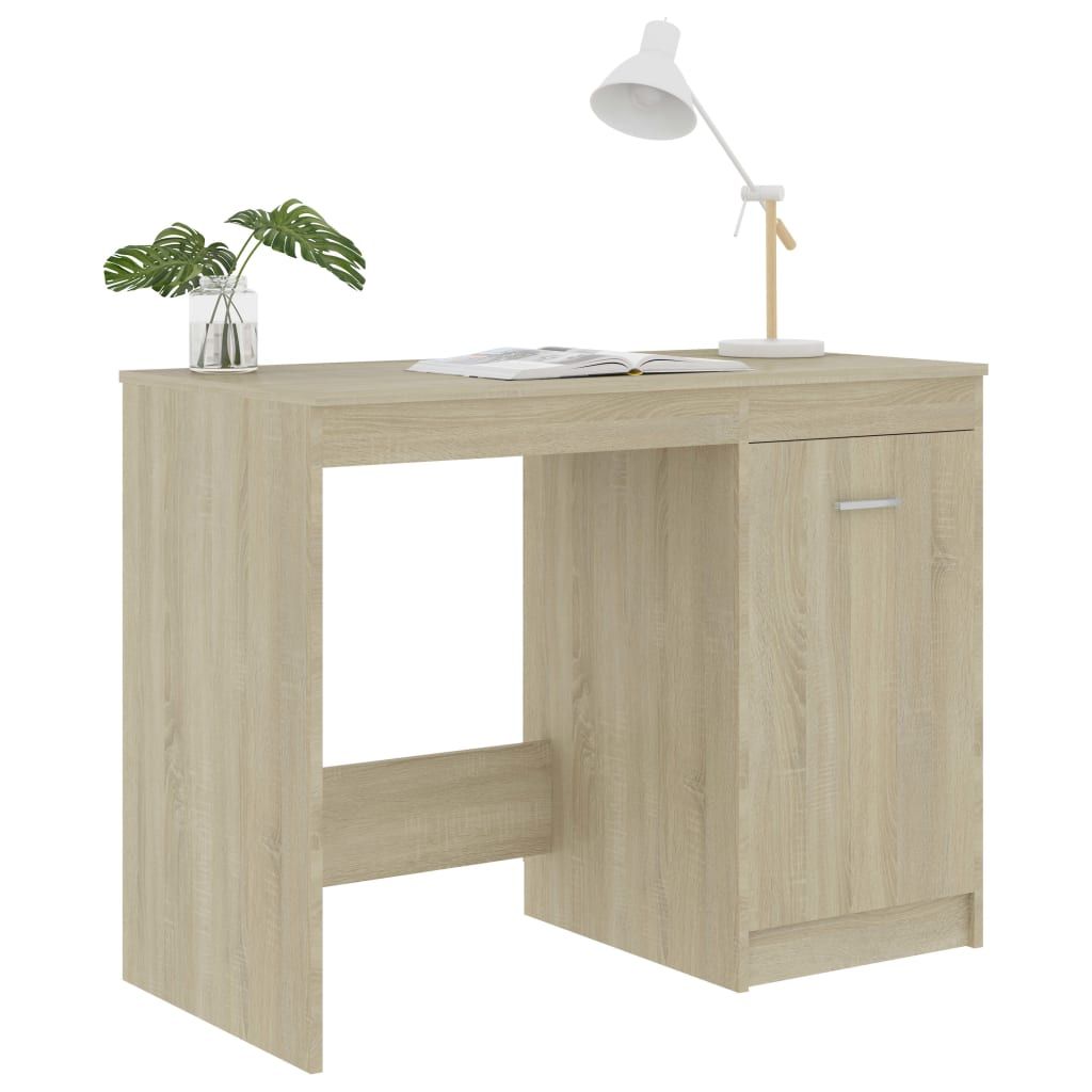 Desk Sonoma Oak 39.4"x19.7"x29.9" Engineered Wood