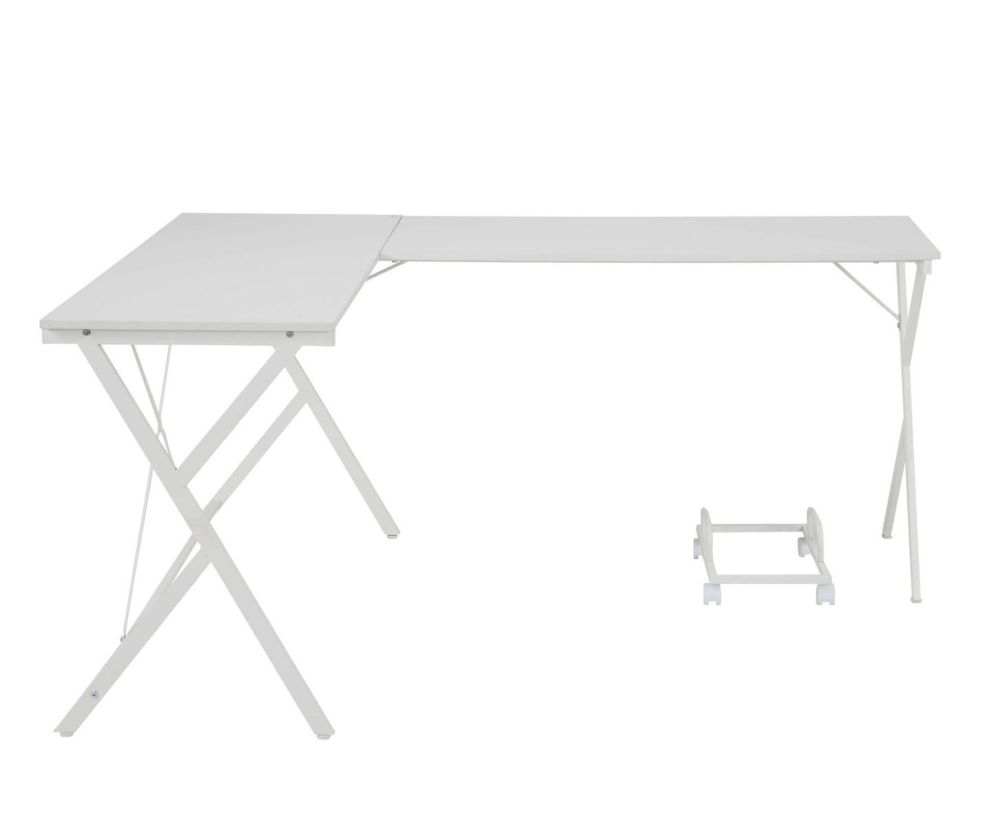 Dazenus White Finish Computer Desk
