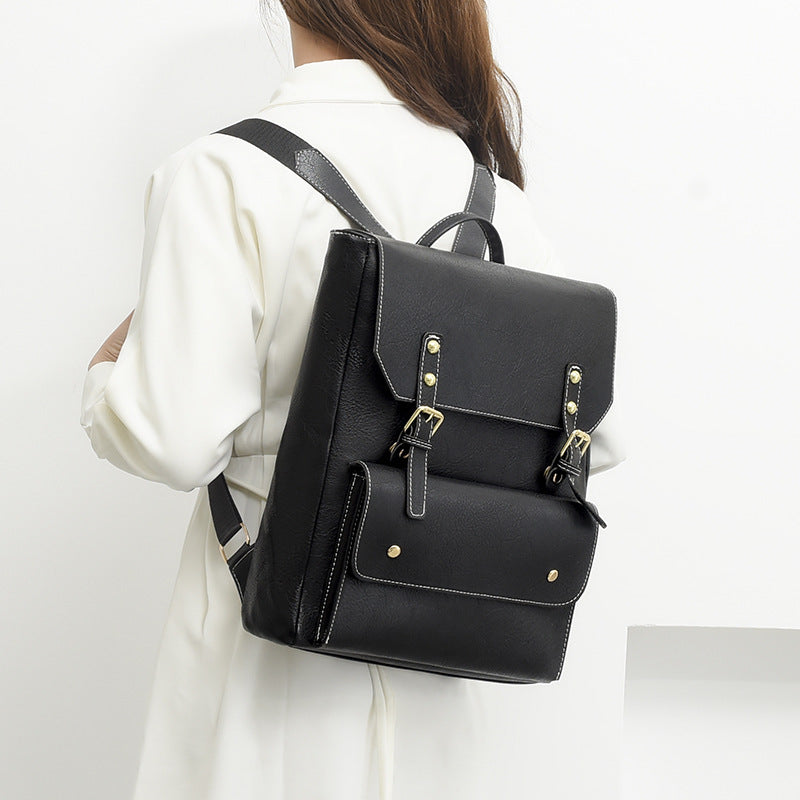 Korean Style Retro Simple Backpack