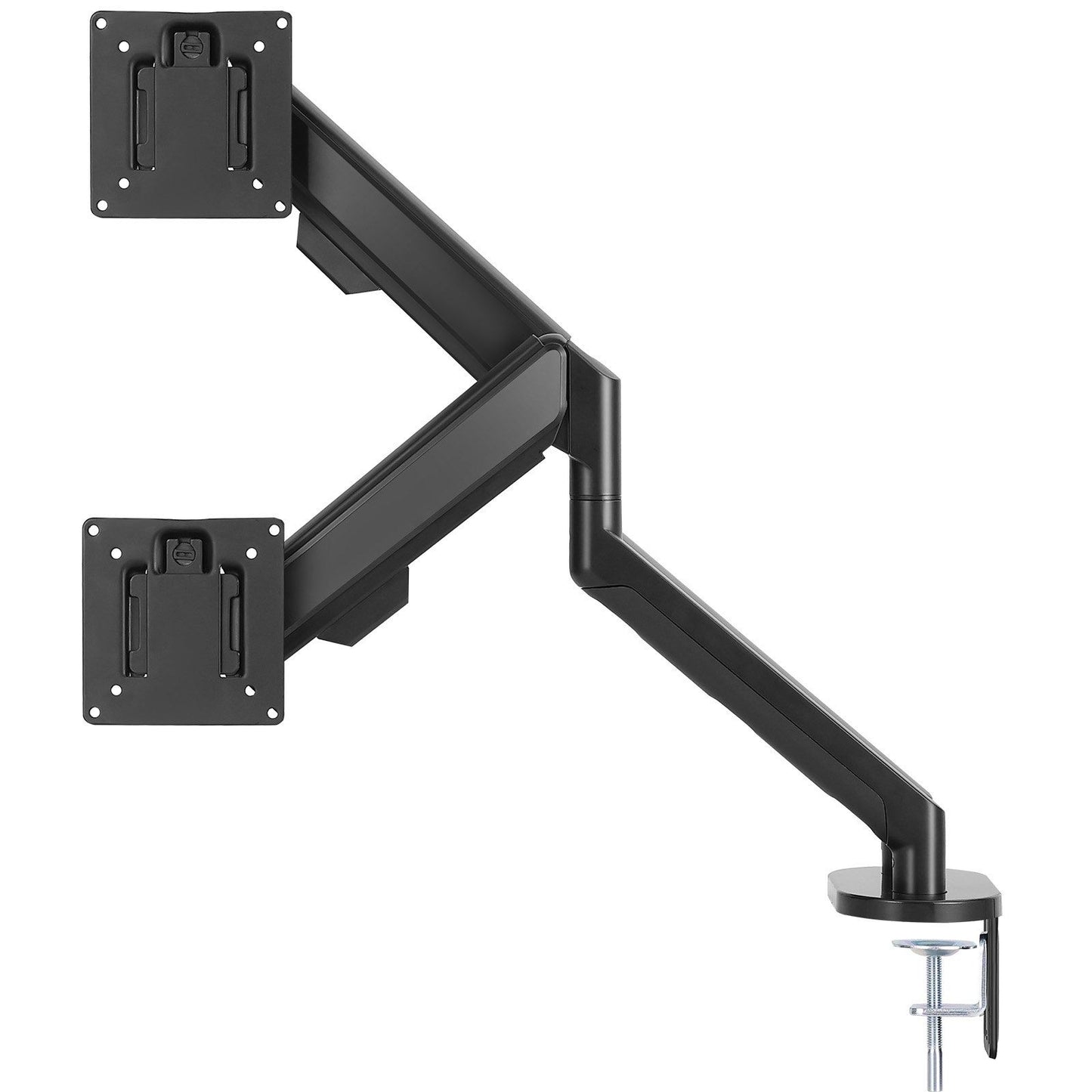 VEVOR Dual Monitor Stand for Desk, Supports 13"-35" Screens, Fully Adjustable Gas Spring Monitor Arm, Each Arm Holds up to 26.4 lbs, Dual Monitor Arm with C-Clamp/Grommet Mounting Base, VESA 75/100mm