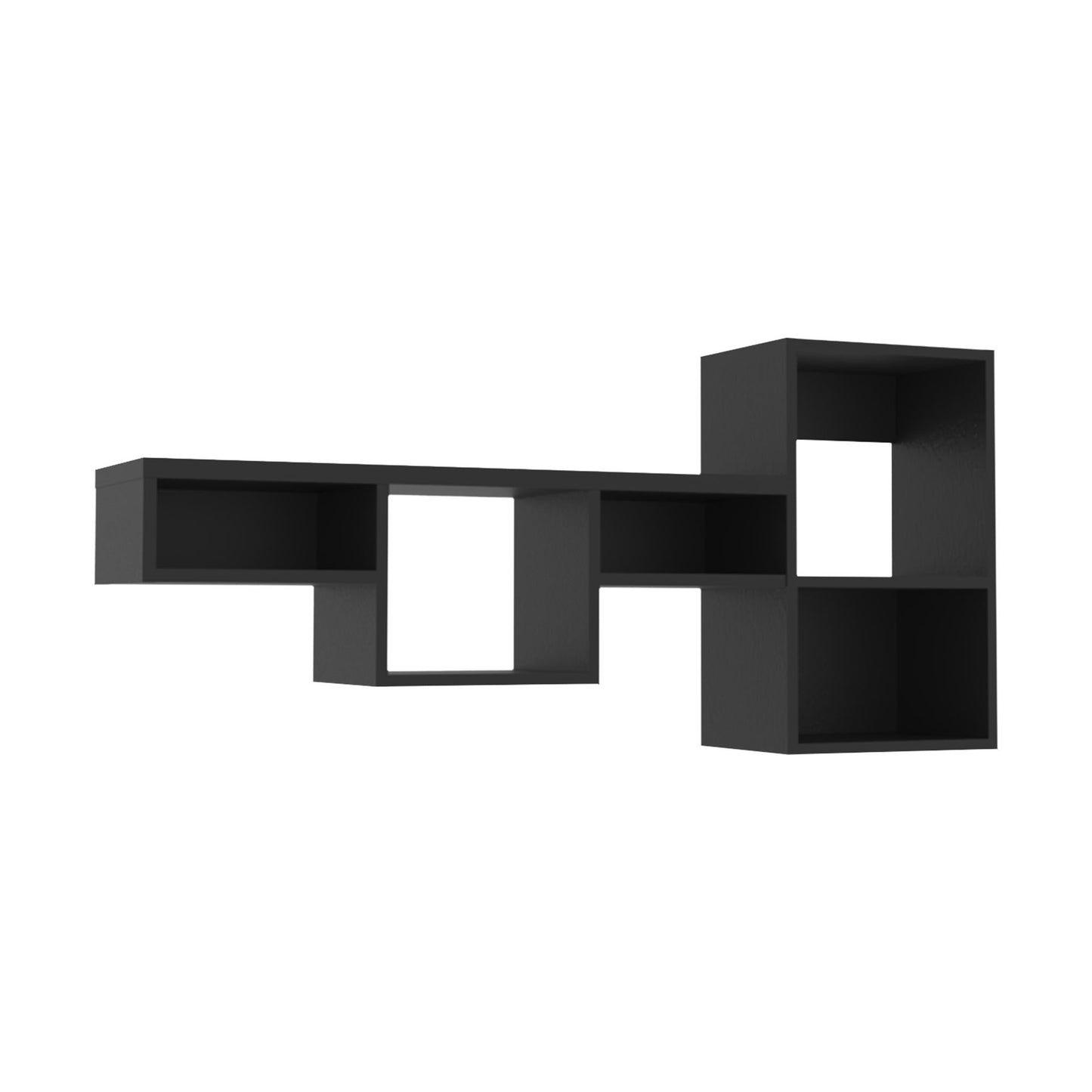 Shelf 22" H, 7 Shelves, Black