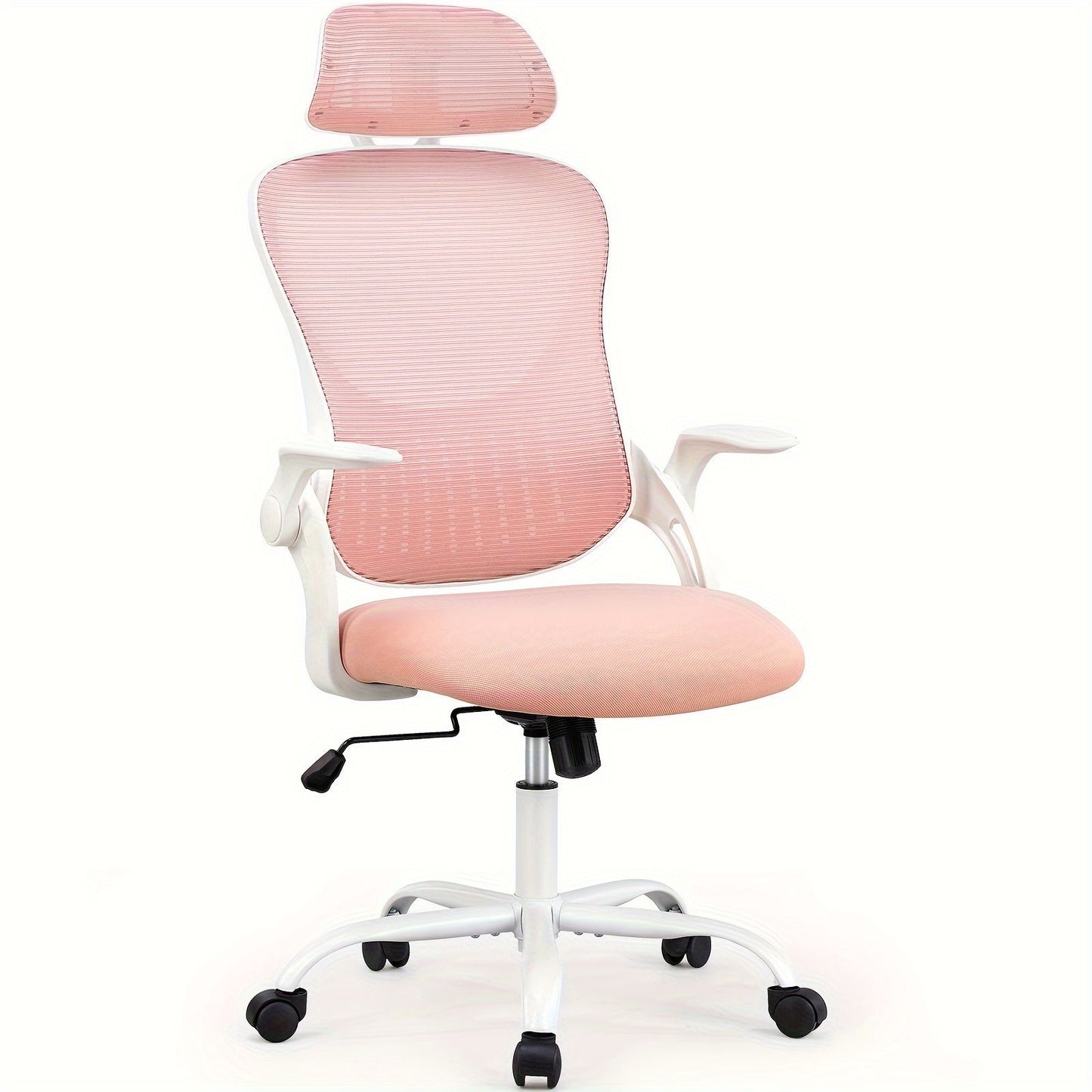 Mesh Ergonomic Office Computer Desk Chair Flip-up Arms Adjustable Headrests Comfortable Lumbar Support For Home Office