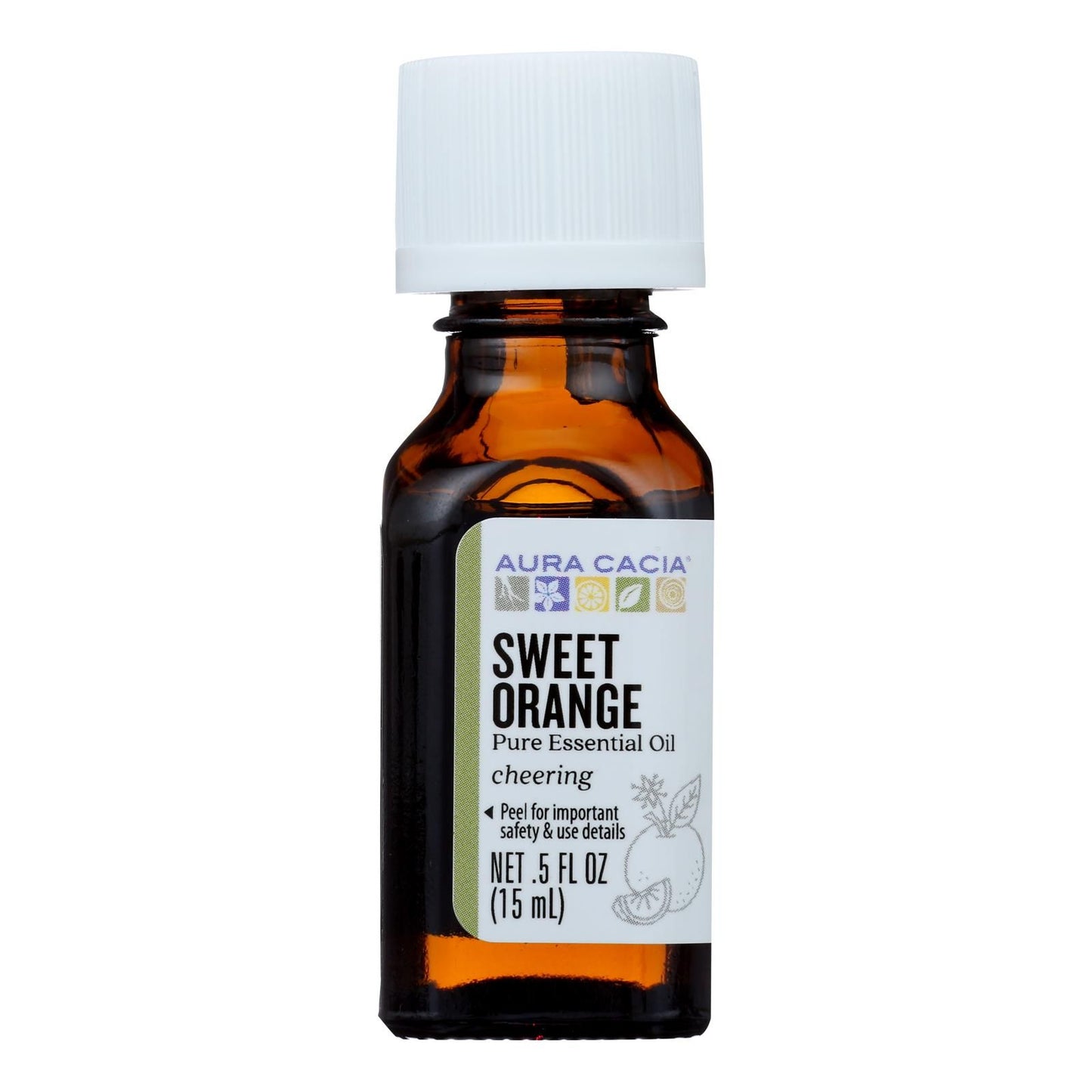 Aura Cacia - Essential Oil Sweet Orange - 0.5 Fl Oz